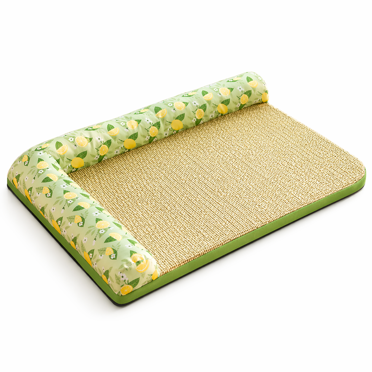 Purrela Zest Cooling Cat Bed Mat with Bolster