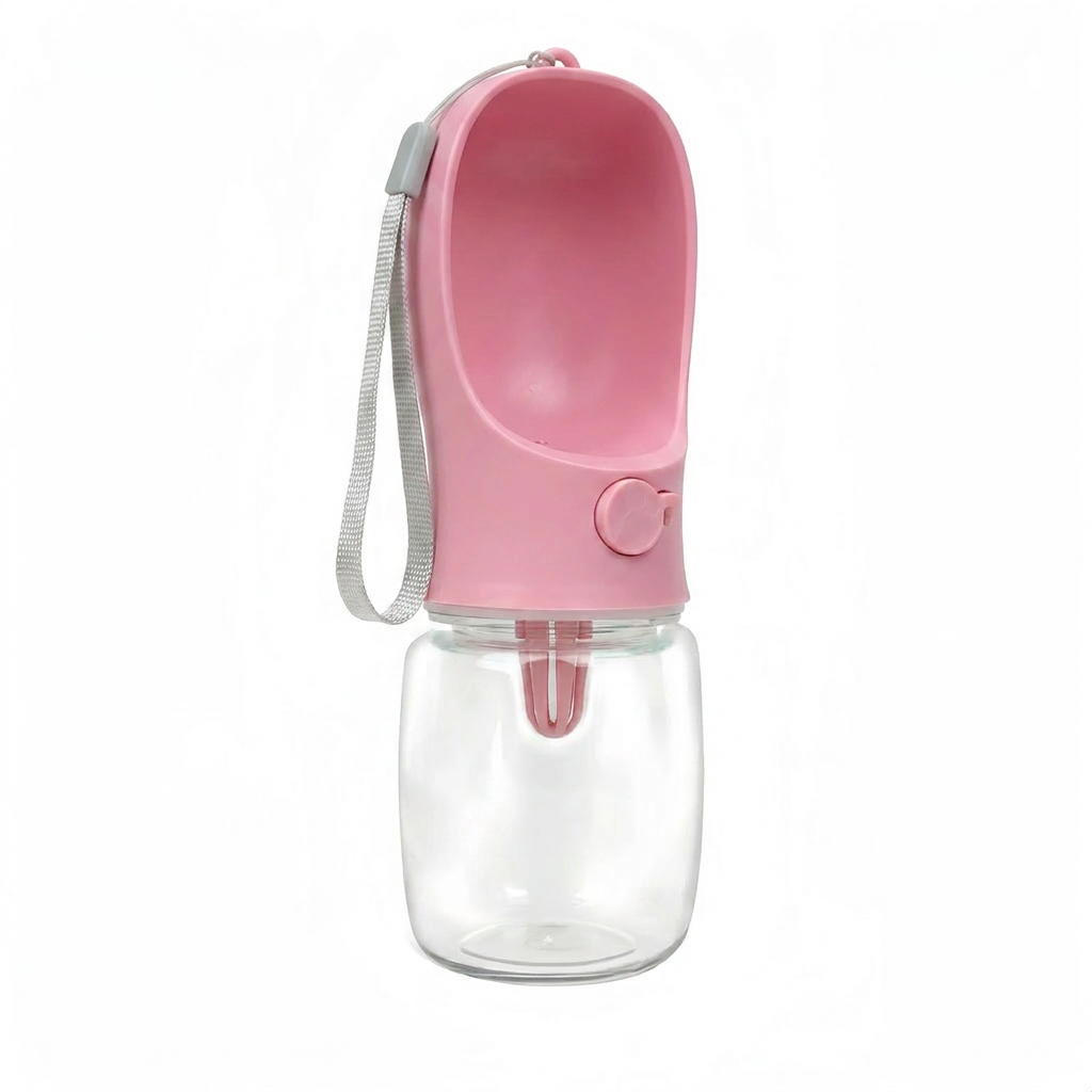 Wandersip cat water bottle Pink