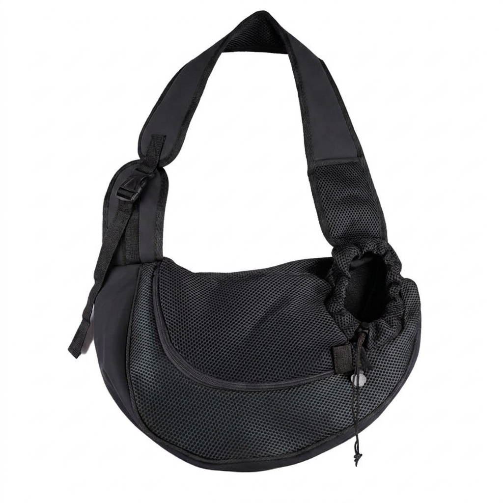 Cradle cat sling carrier Black