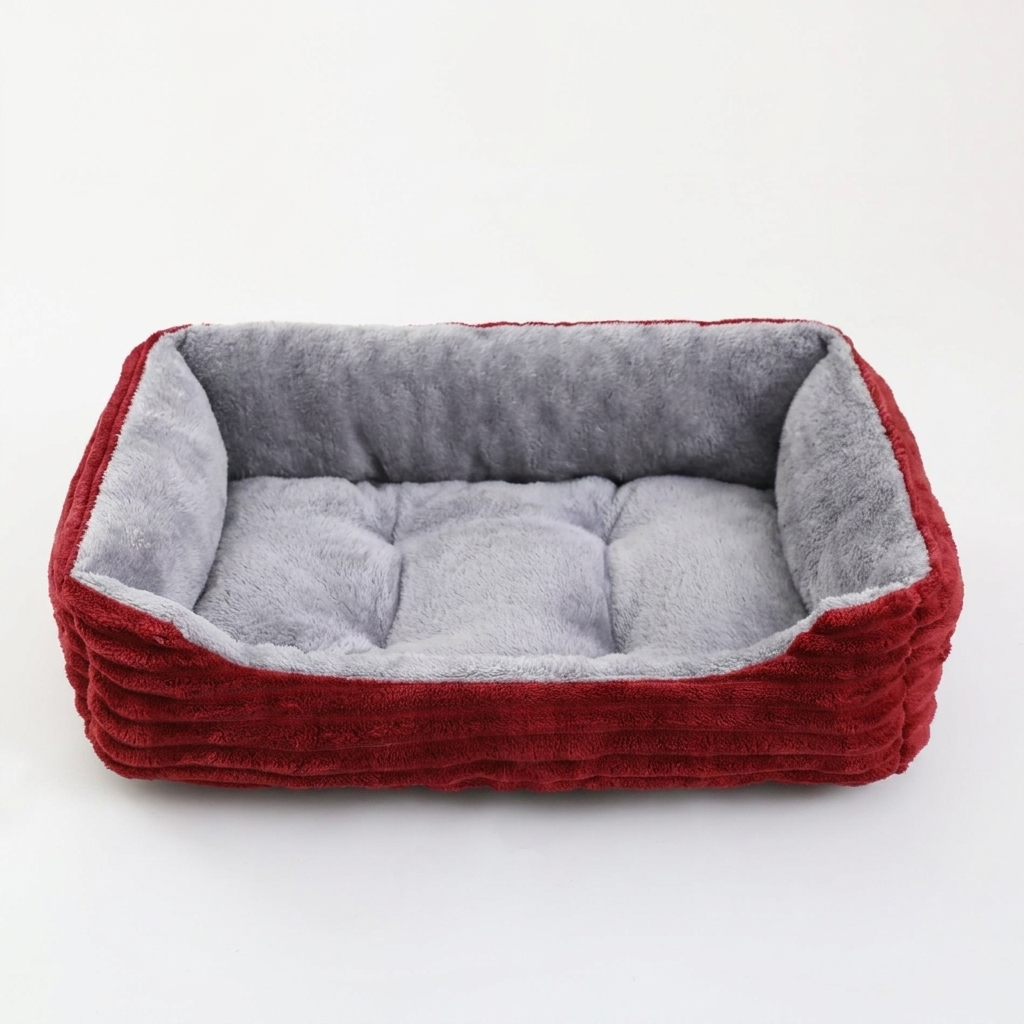 Haven calming cat sofa bed in Red