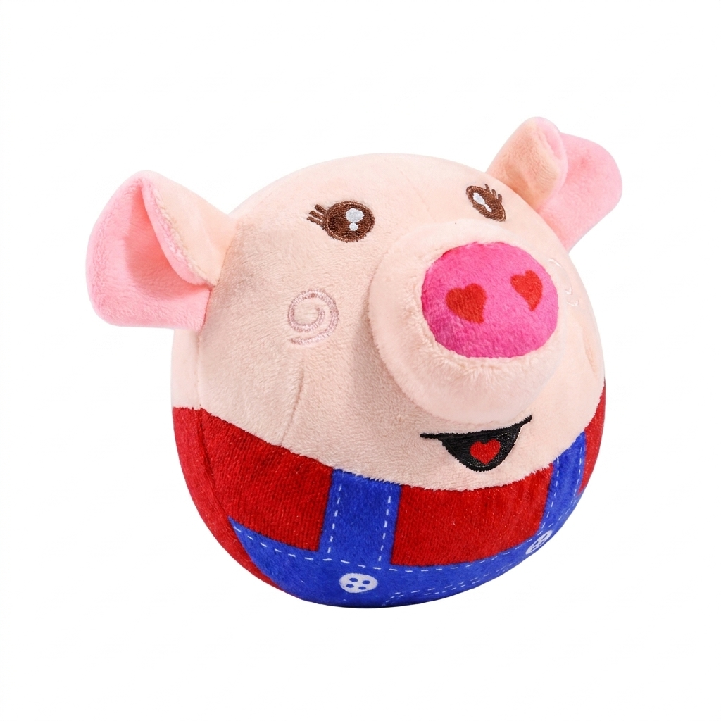 Frolic automatic rolling cat toy ball in Red Piglet design