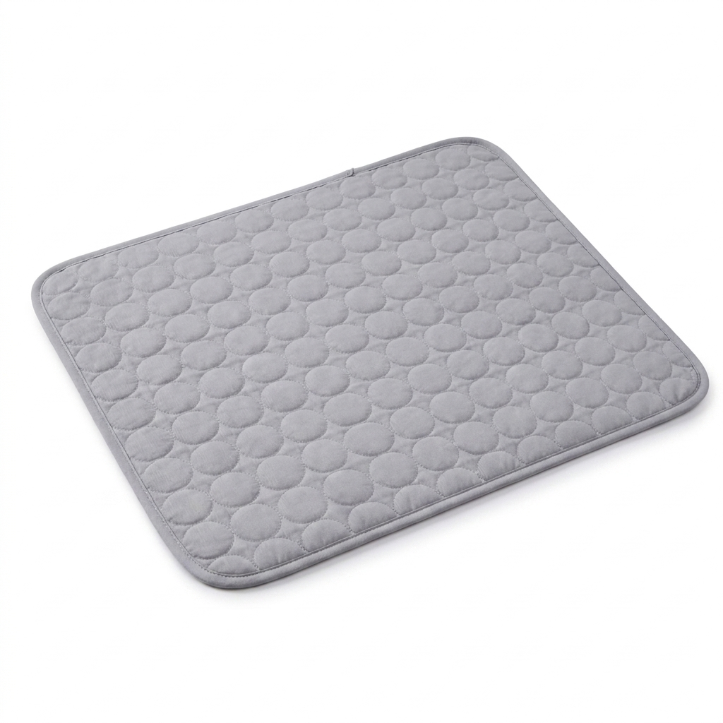 Frost cooling cat mat in Light Grey