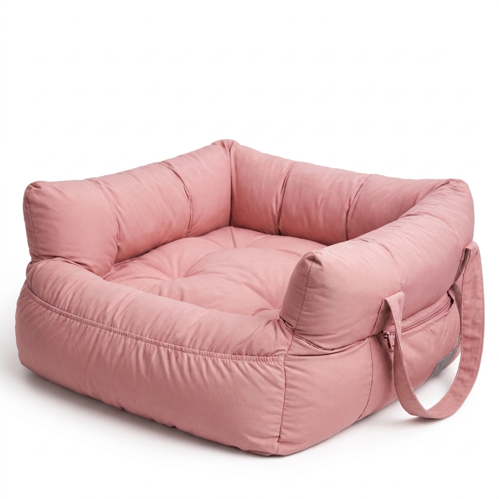 Cruise cat car seat travel bed in Pink