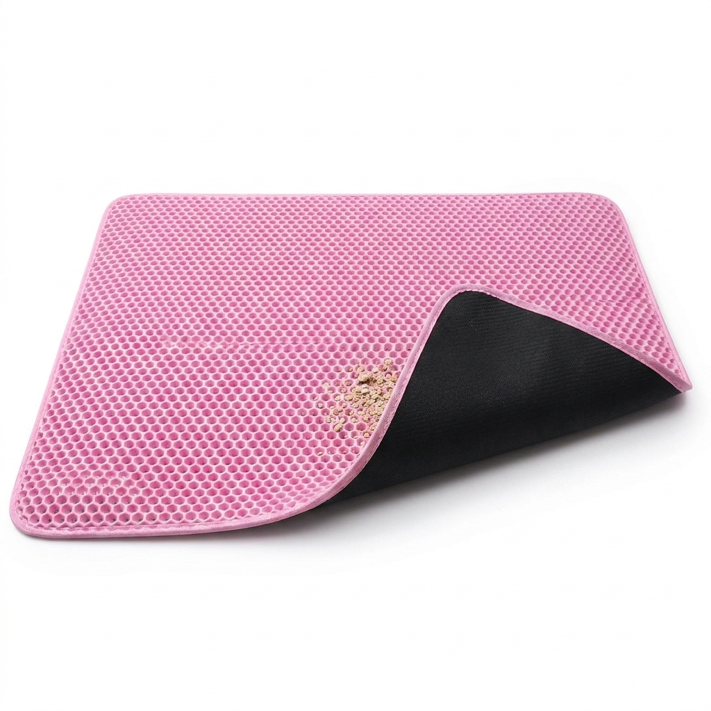 Pebble cat litter mat - Pink