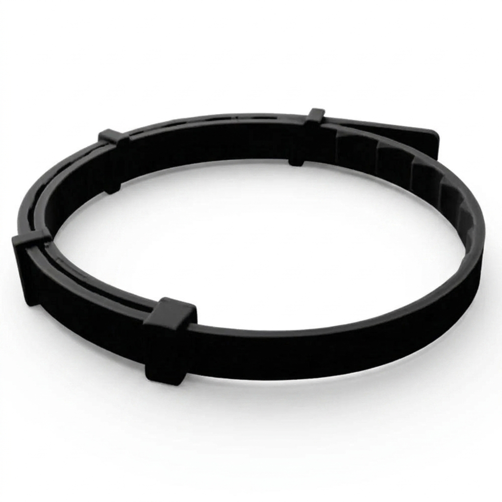 Serene calming cat collar, black