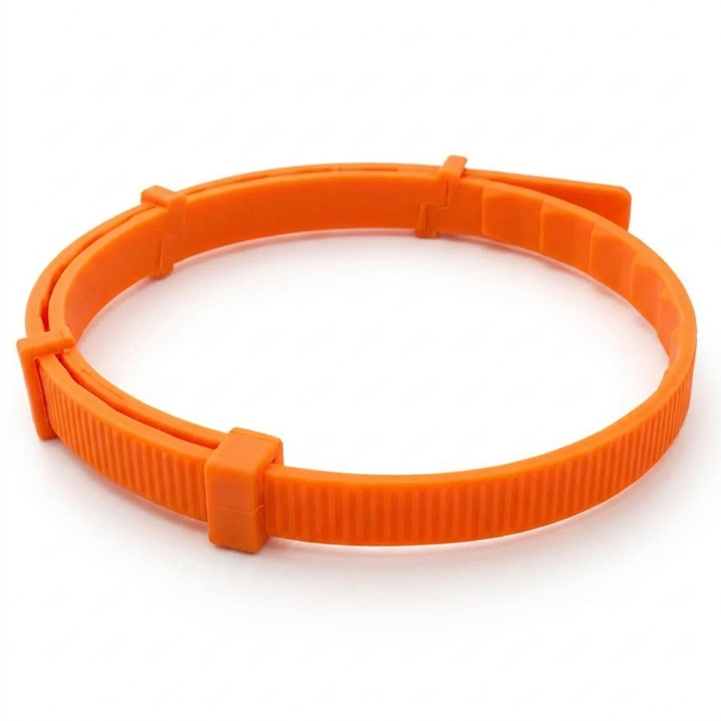 Serene calming cat collar, orange