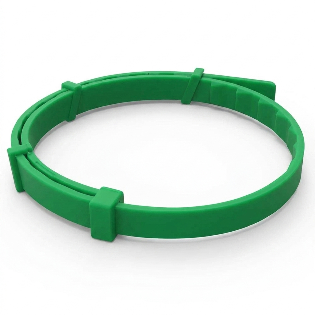 Serene calming cat collar, green