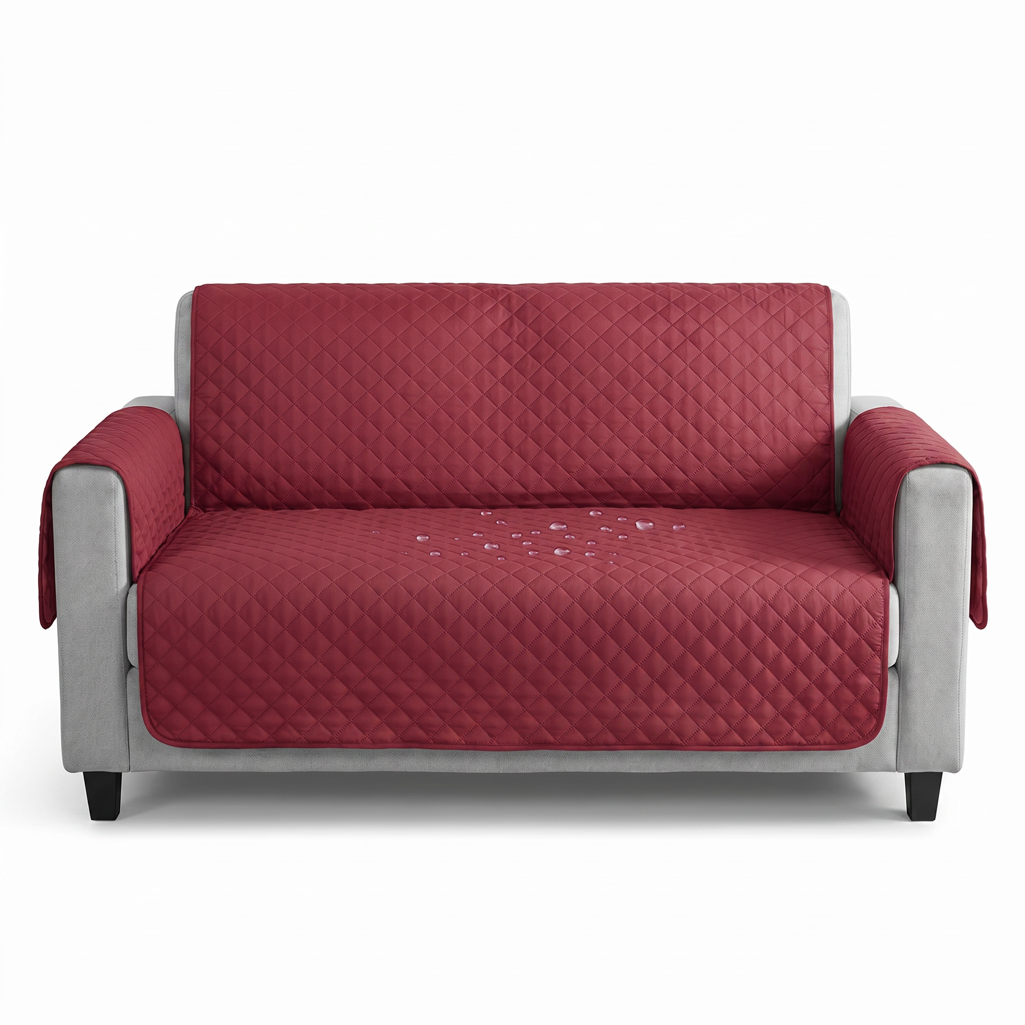 Purrela Sanctuary red furniture protector blanket hero