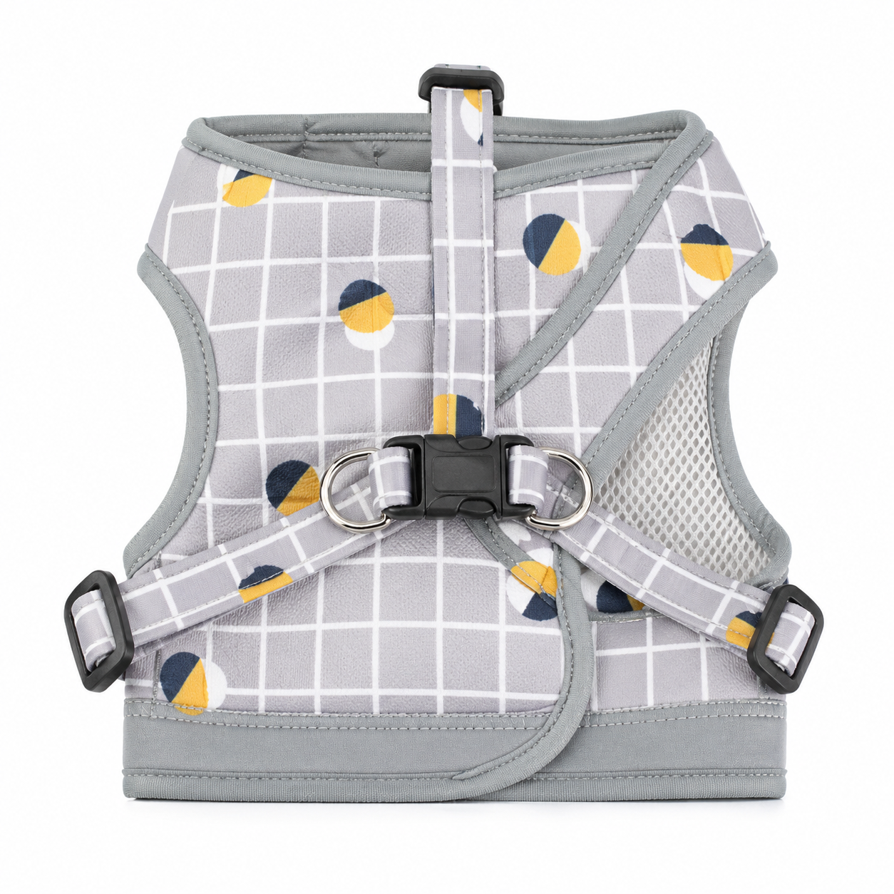Purrela Trek Reflective Plaid Cat Harness & Leash Set