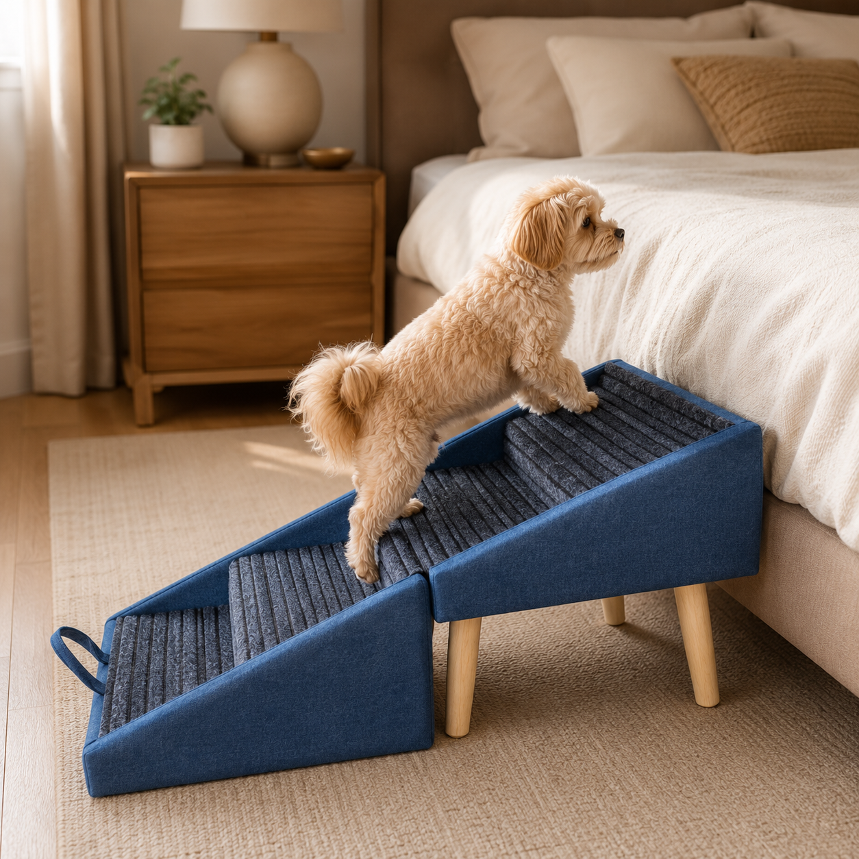 Crest Wooden Cat Stairs
