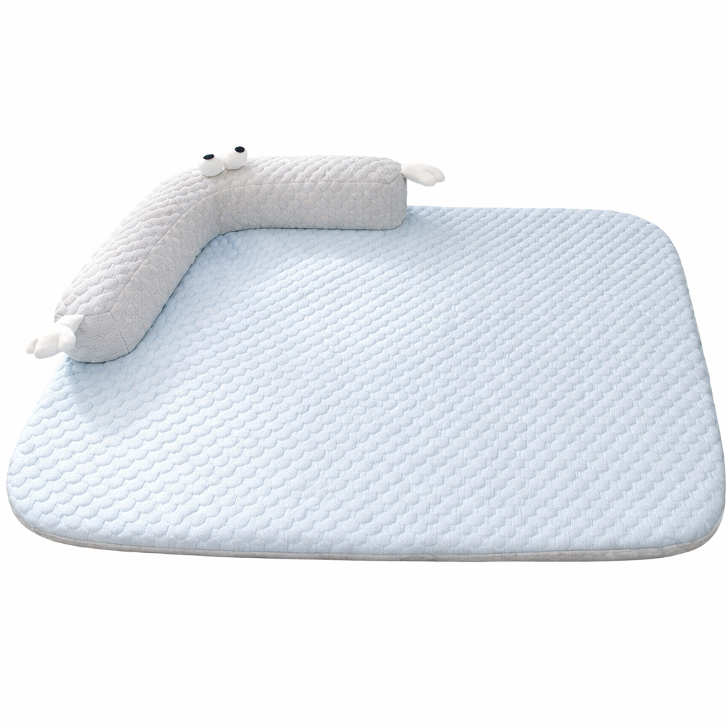 Purrela Marina Cooling Cat Mat with Bolster
