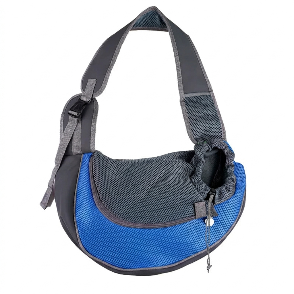 Cradle cat sling carrier Blue