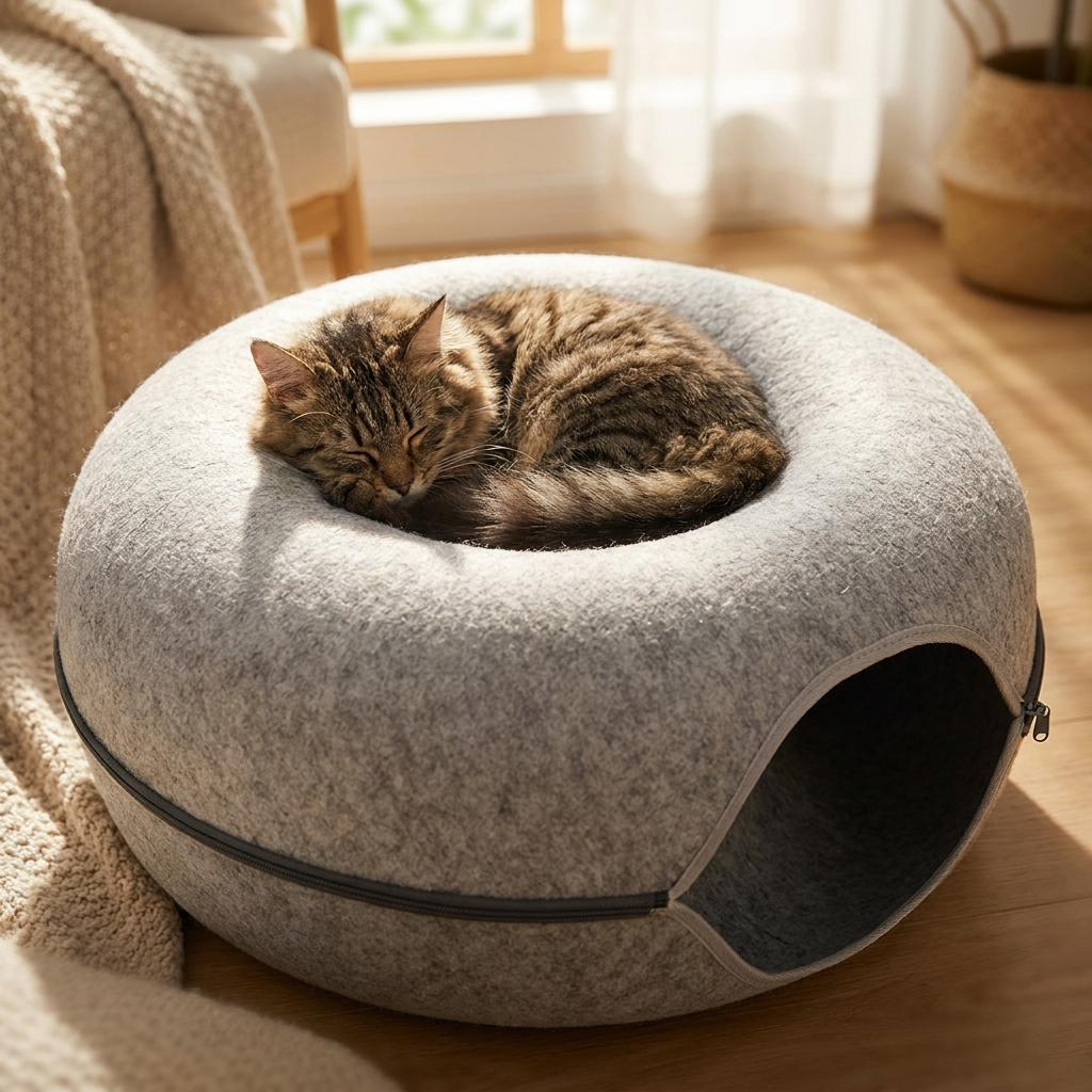 HER PLACE TO POUNCE AND REST