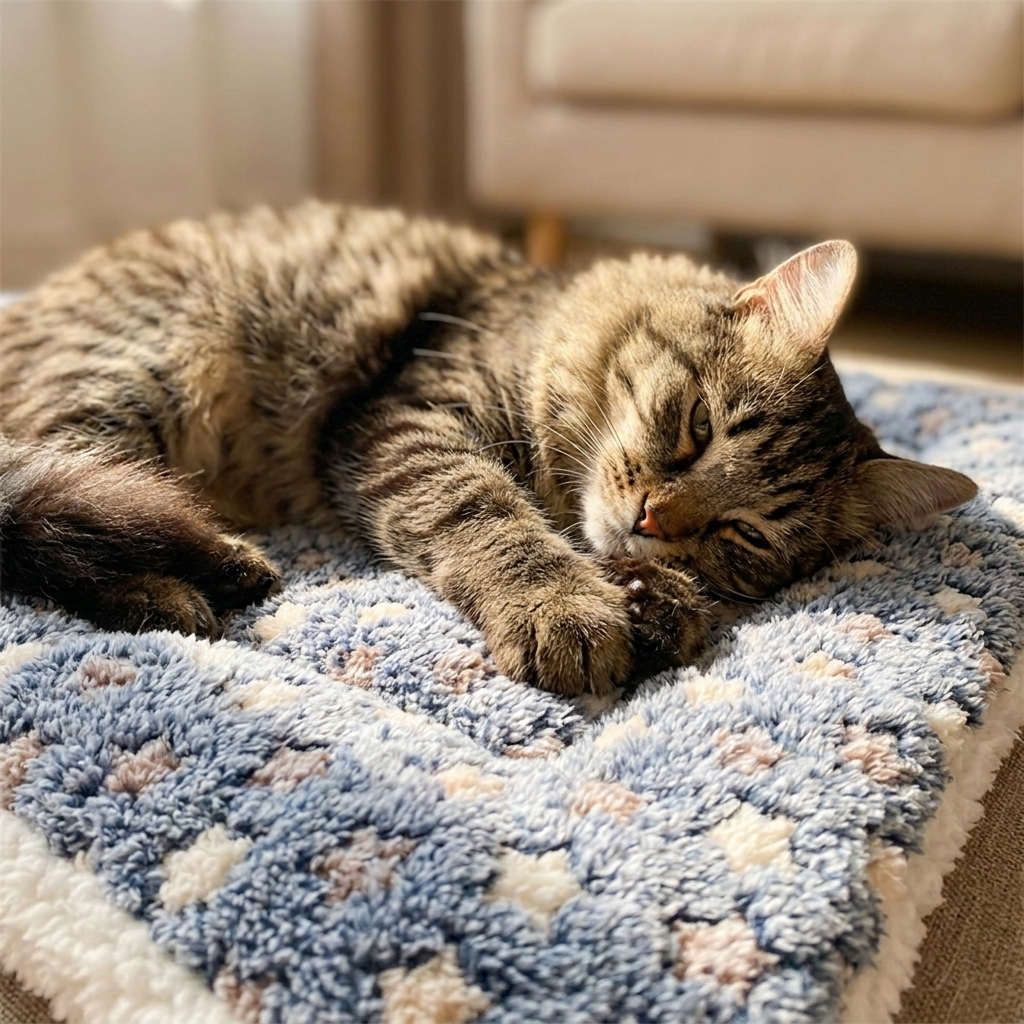HER SOFTEST LANDING