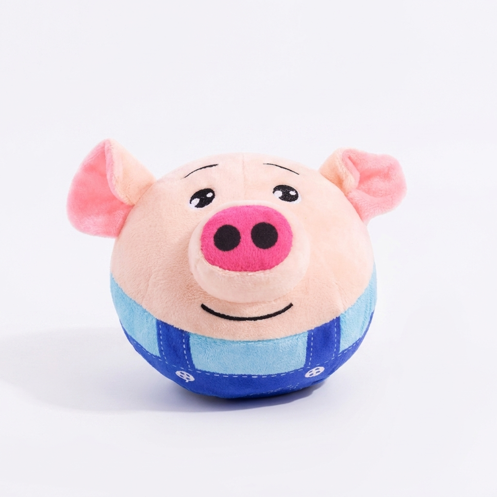 Frolic automatic rolling cat toy ball in Blue Piglet design