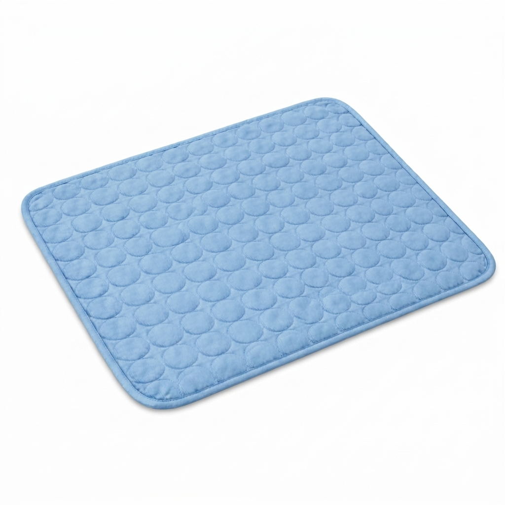 Frost cooling cat mat in Light Blue
