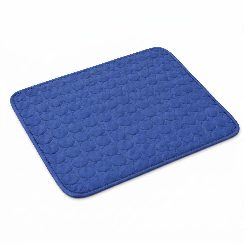 Frost cooling cat mat in Blue