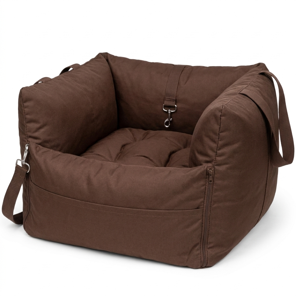 Cove cat car seat bed in Brown