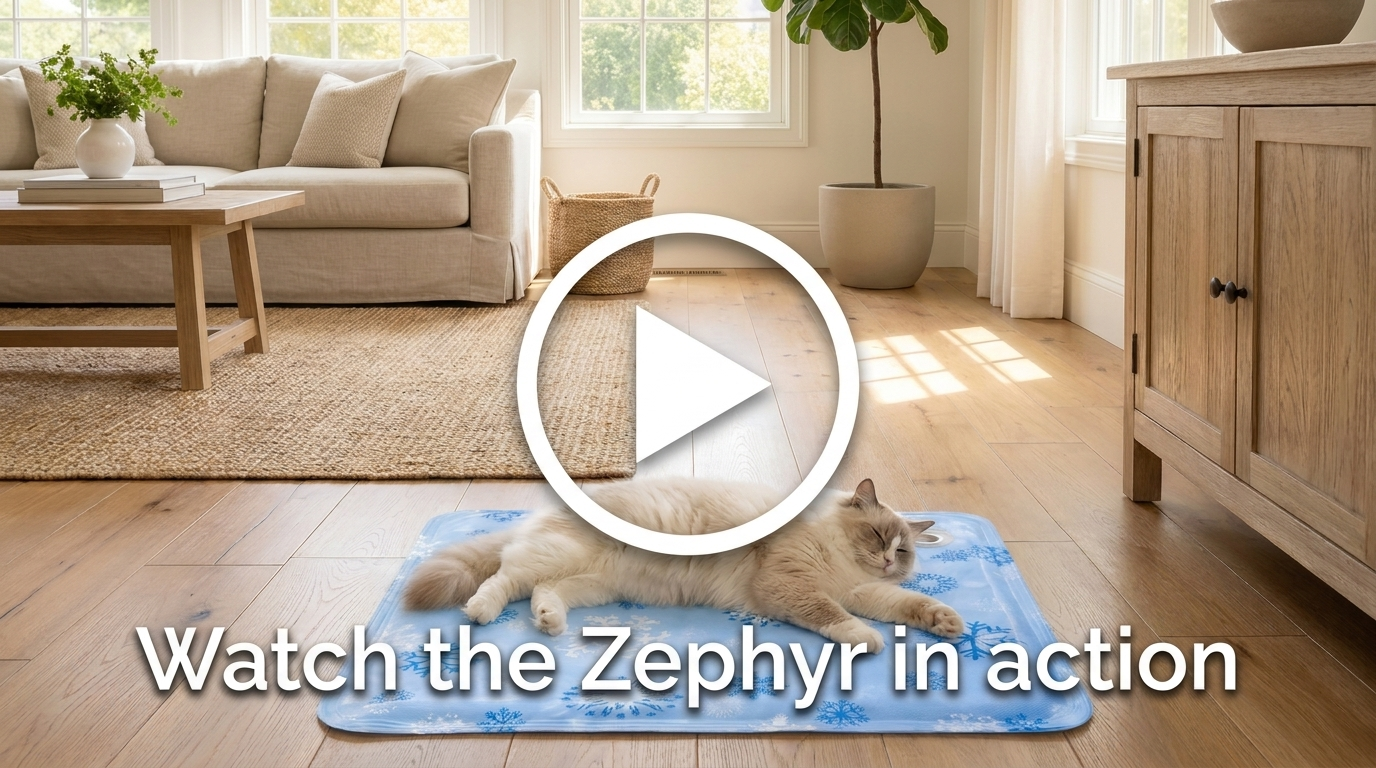 Zephyr Cooling Cat Mat video cover