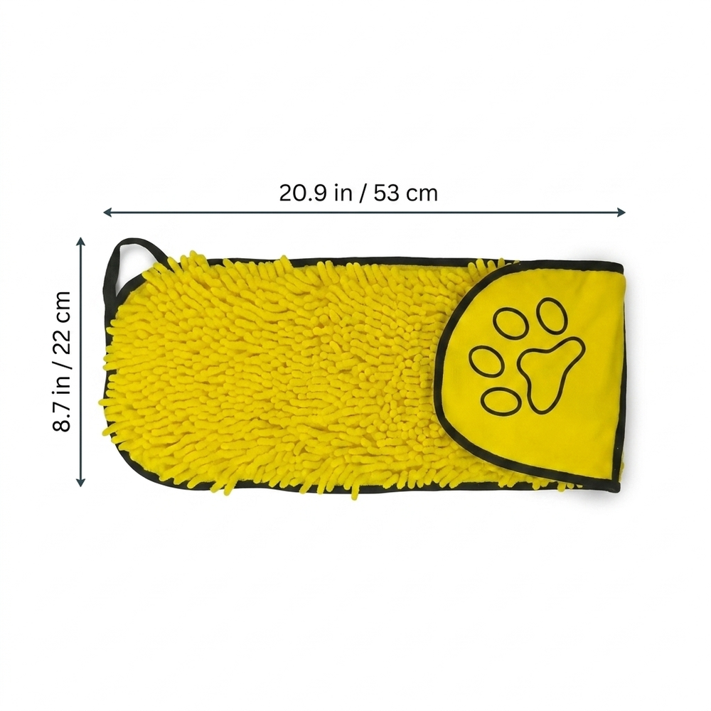 Cocoon Cat Bath Towel — Size guide