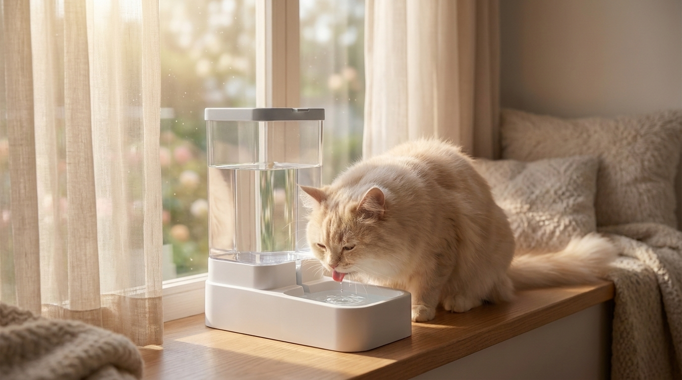 Fount cat water dispenser video cover