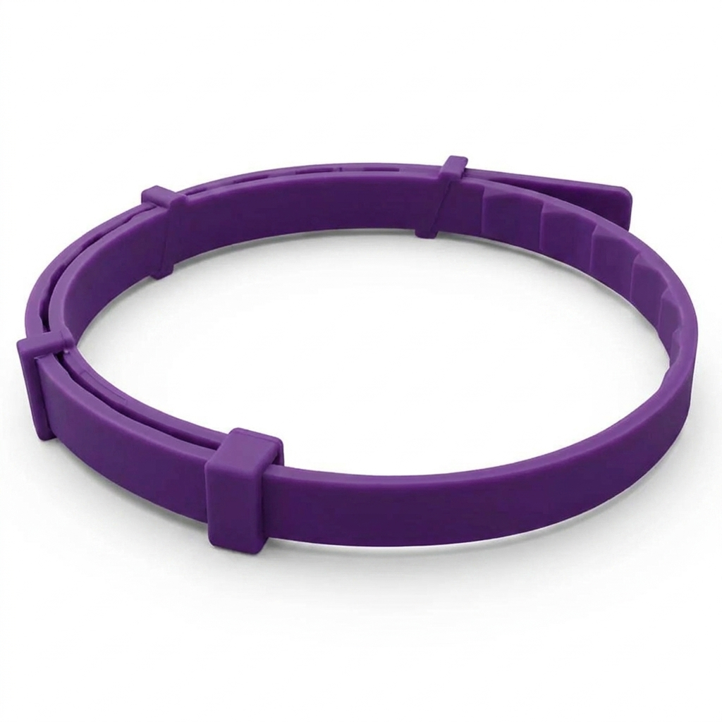 Serene calming cat collar, purple