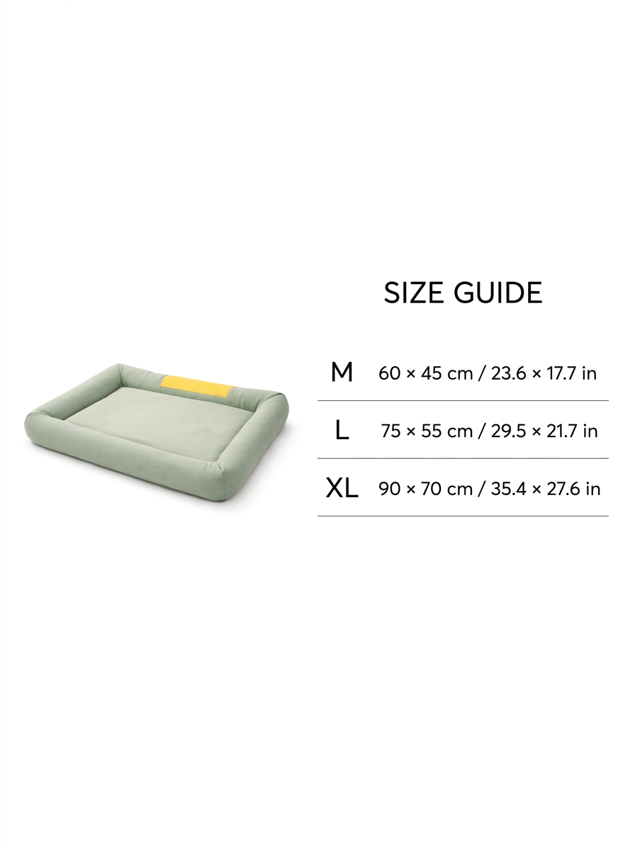 Breeze Cooling Cat Bed — Size guide