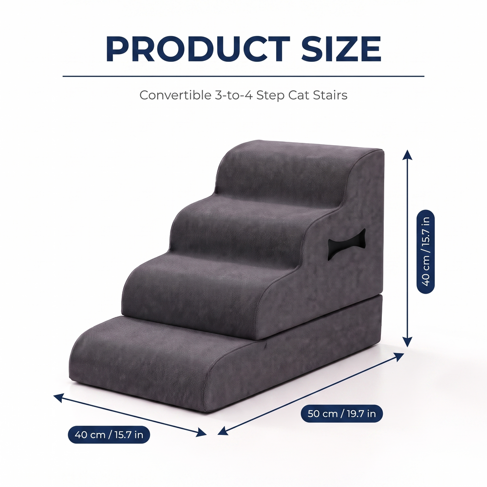 Bloom Foam Cat Stairs — Size guide