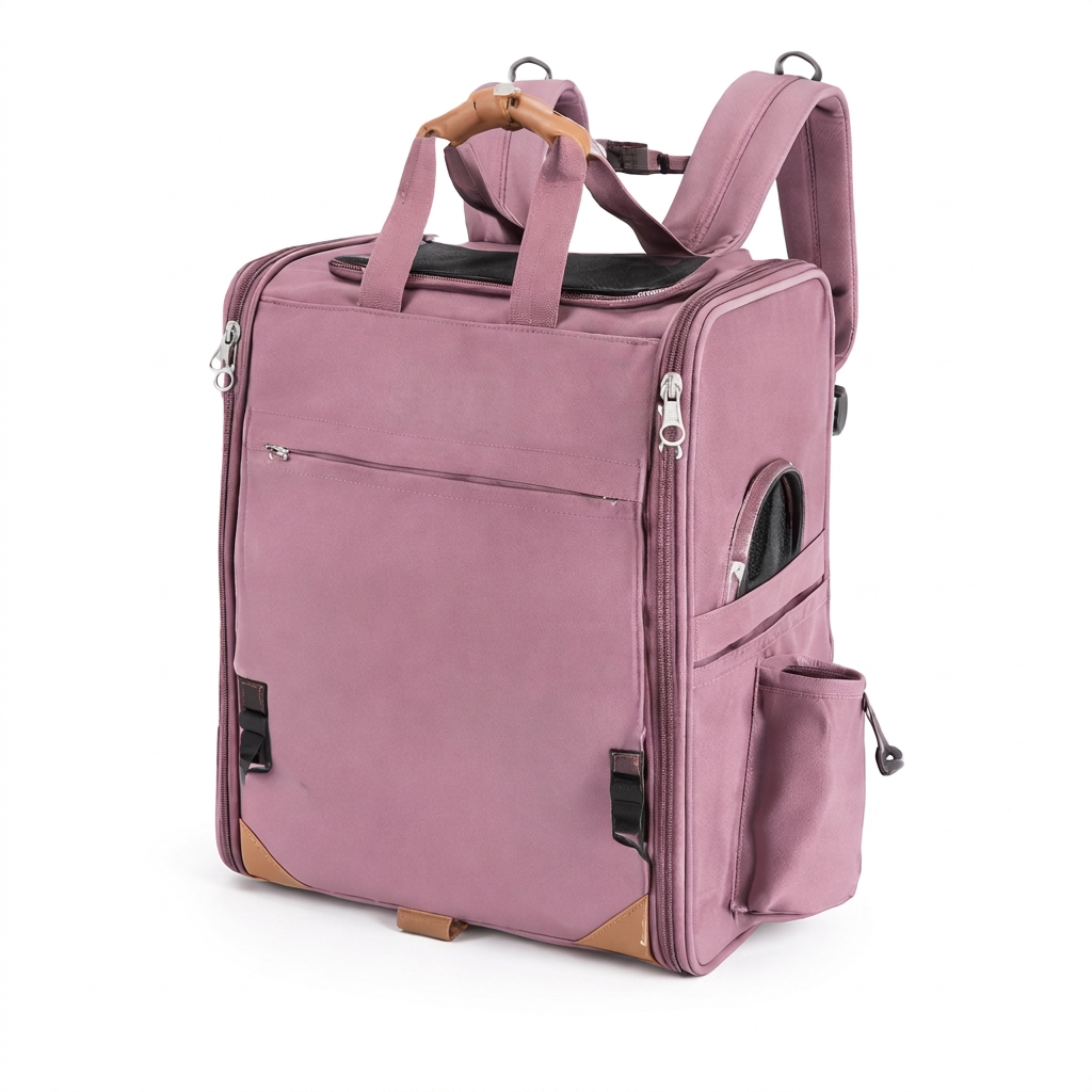 Nomad cat backpack carrier in purple