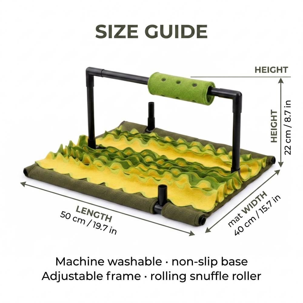 Graze Cat Snuffle Mat — Size guide