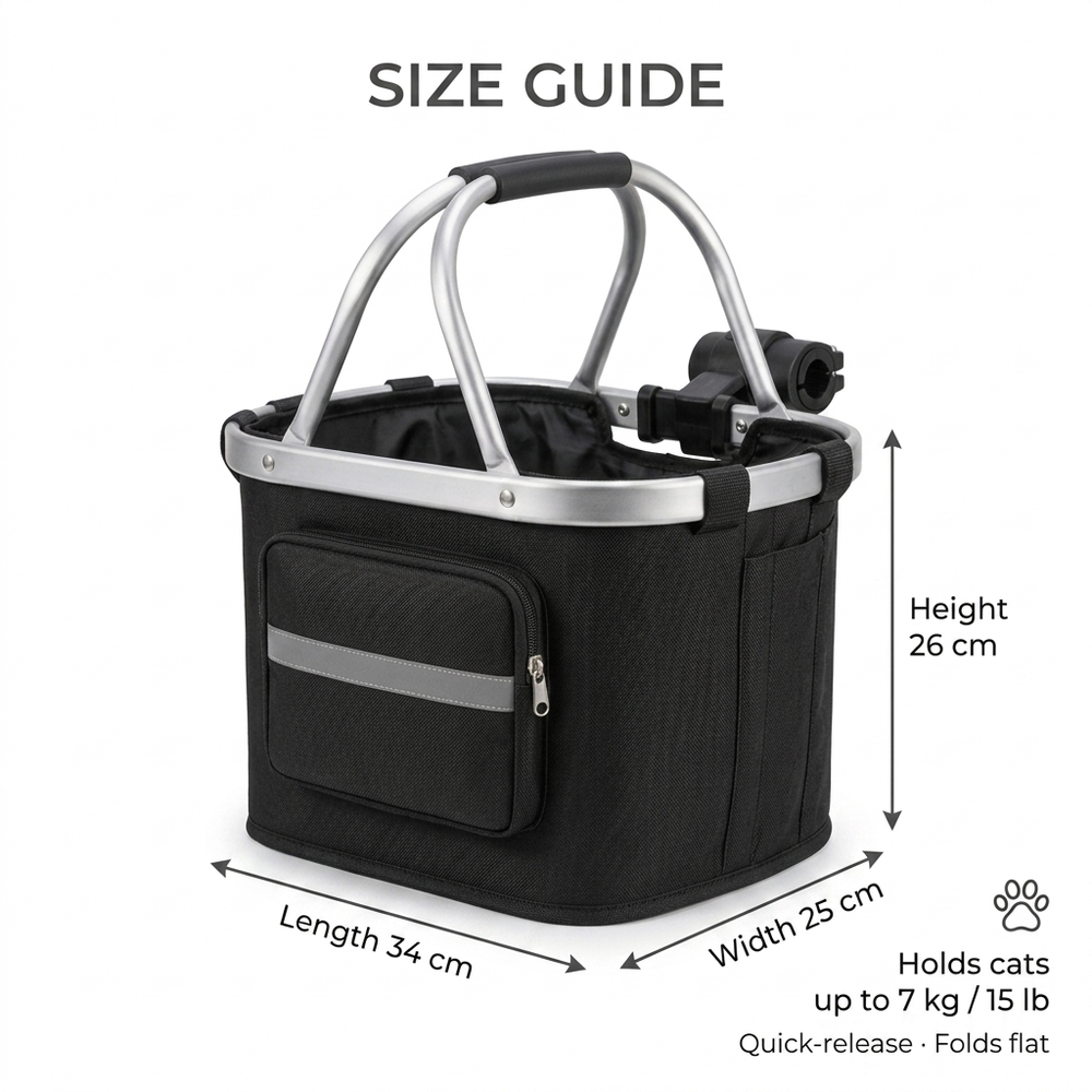 Scout Bicycle Cat Carrier — Size guide