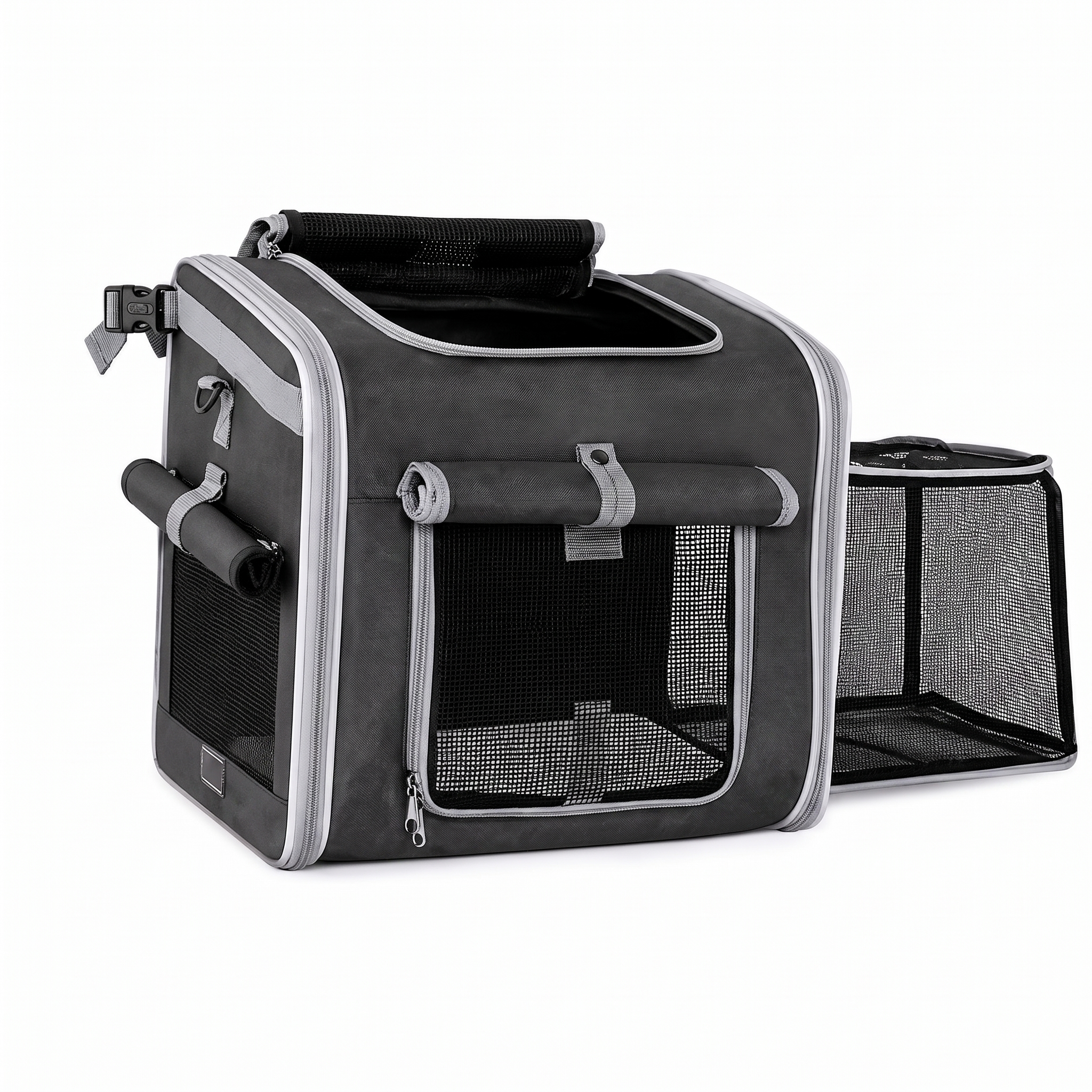 Purrela Odyssey expandable cat bike basket carrier hero