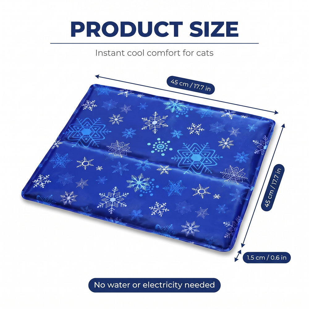 Glacier Cooling Cat Mat — Size guide