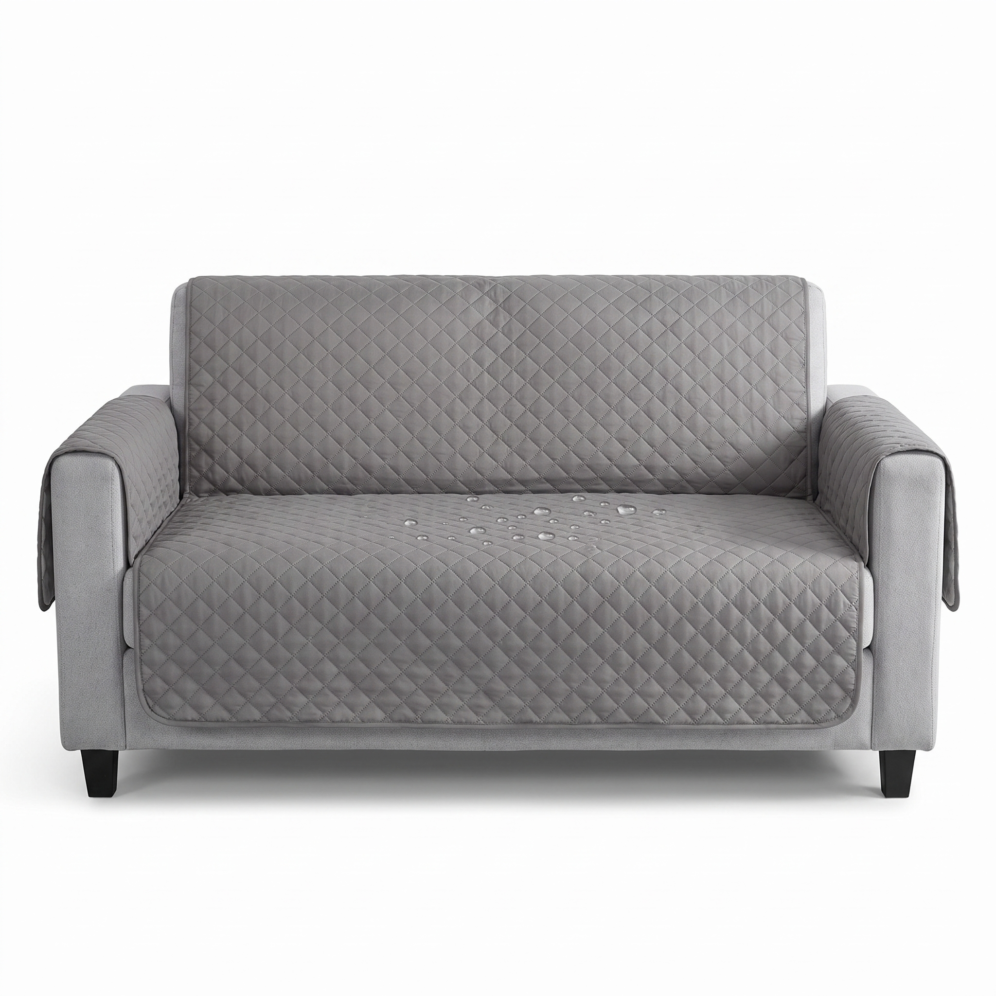 Purrela Sanctuary grey furniture protector blanket hero