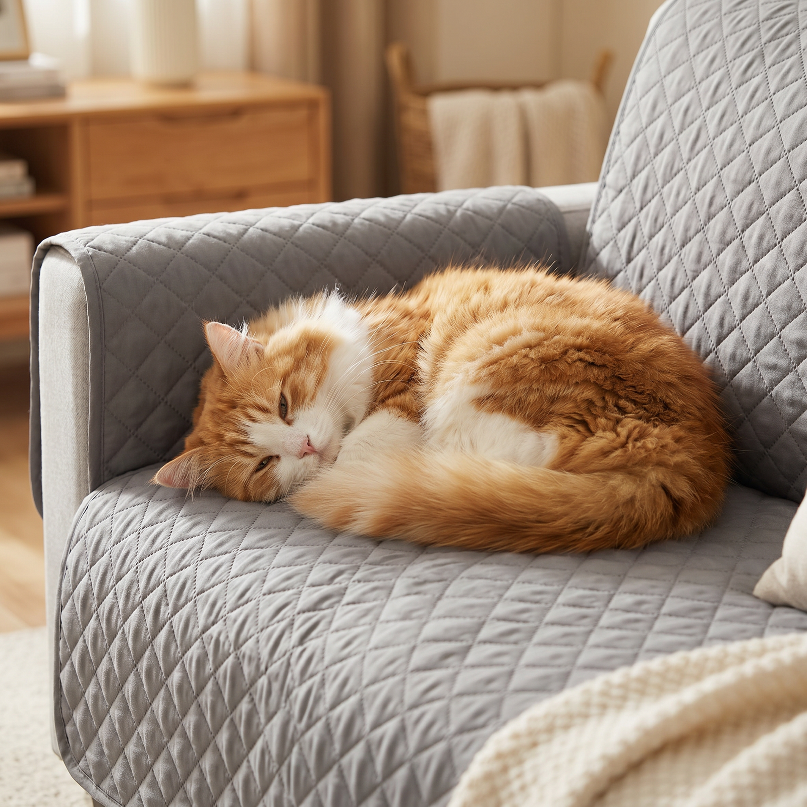 HER SPOT, YOUR SPOTLESS COUCH