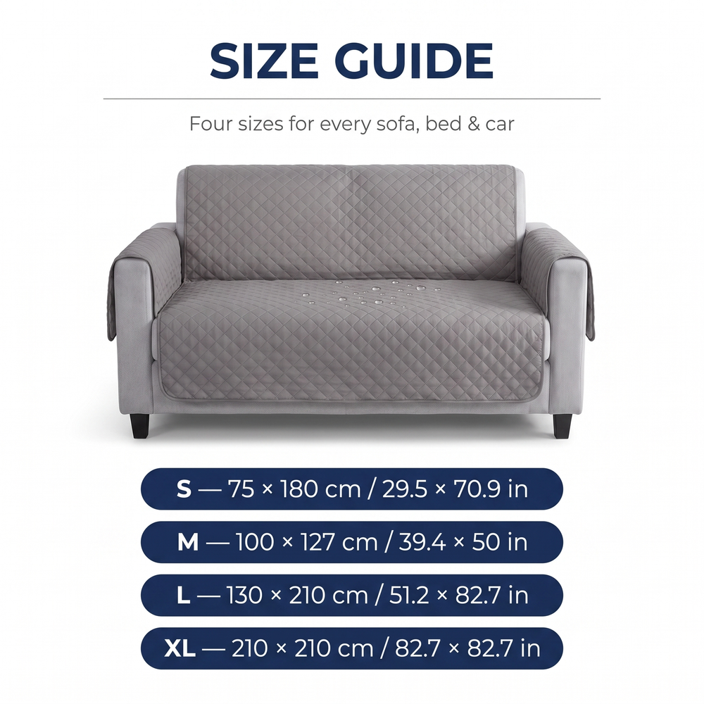 Sanctuary Cat Furniture Cover — Size guide