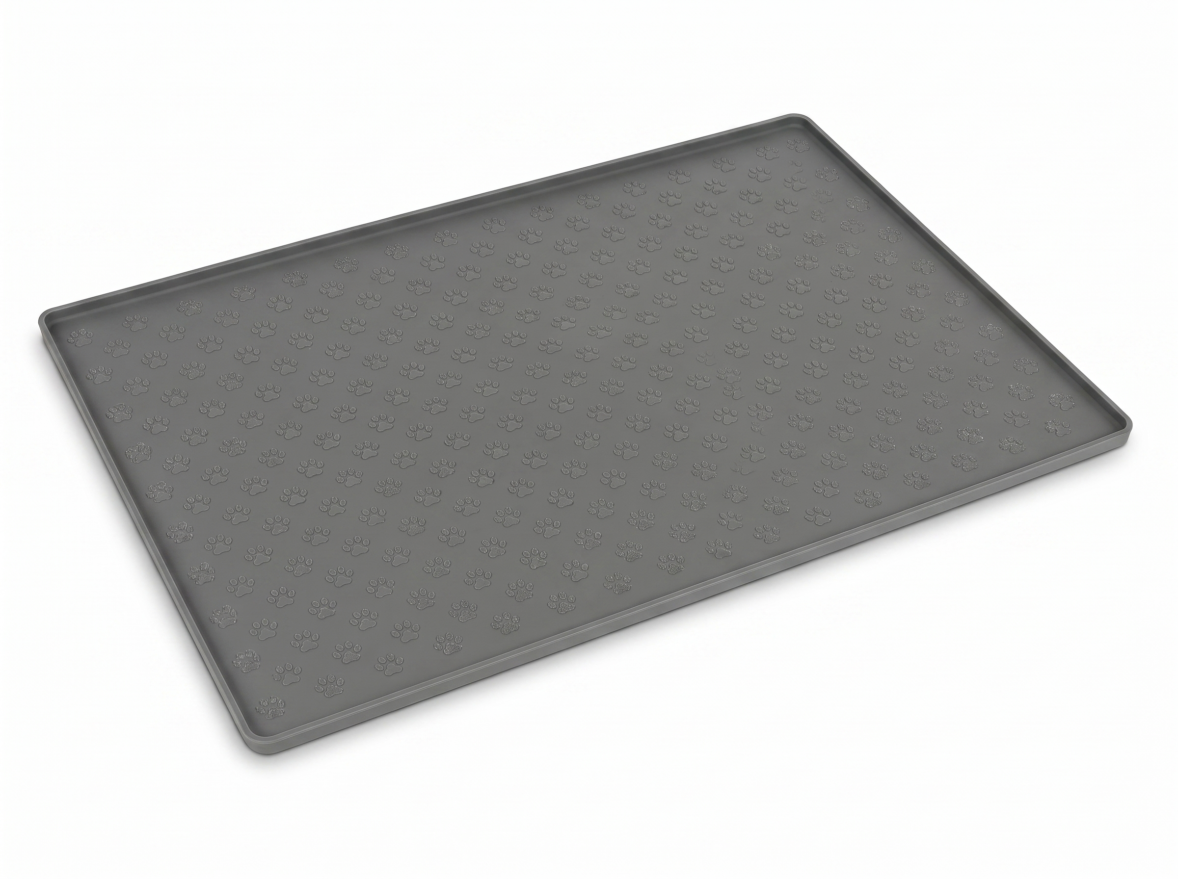 Purrela Mesa grey silicone cat feeding mat hero