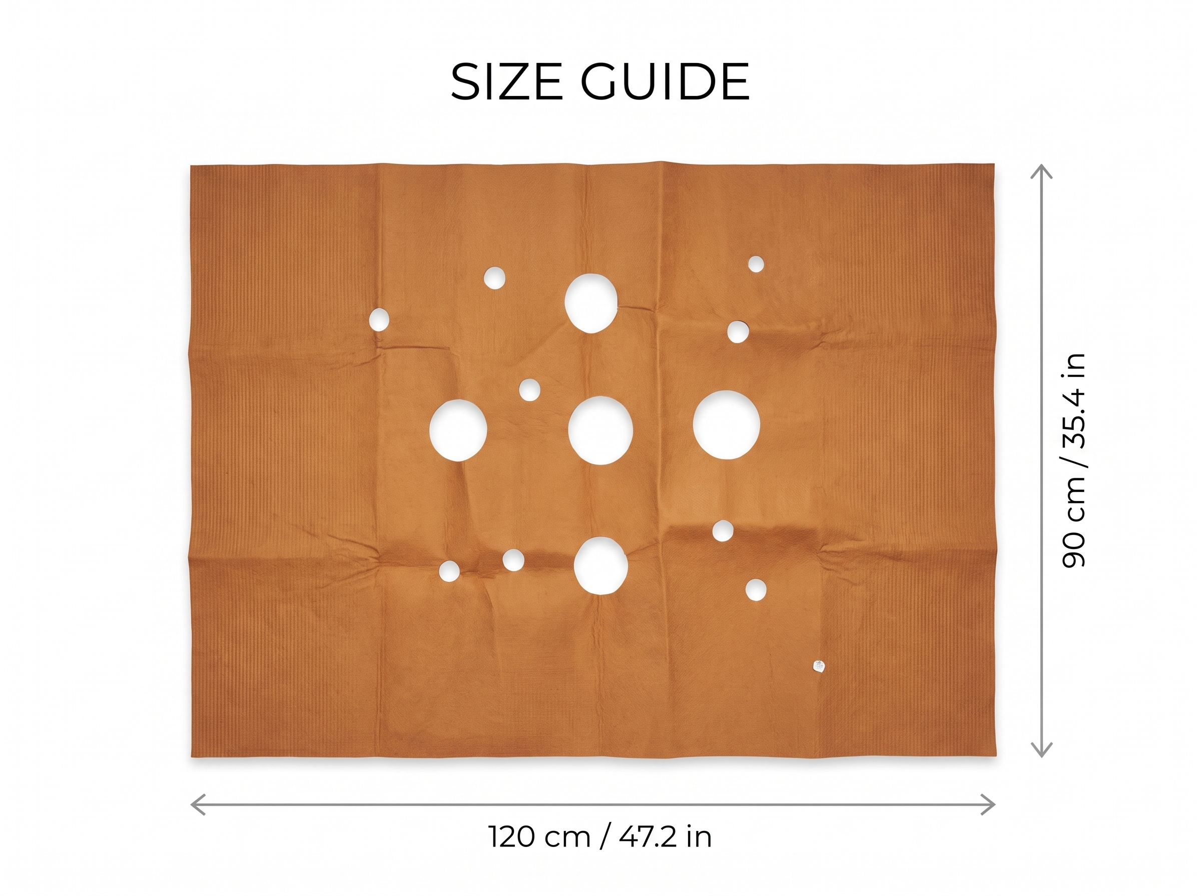 Warren cat play mat size guide 120 x 90 cm