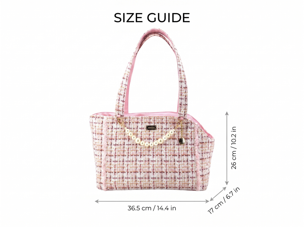 Coquette Cat Carrier Tote — Size guide