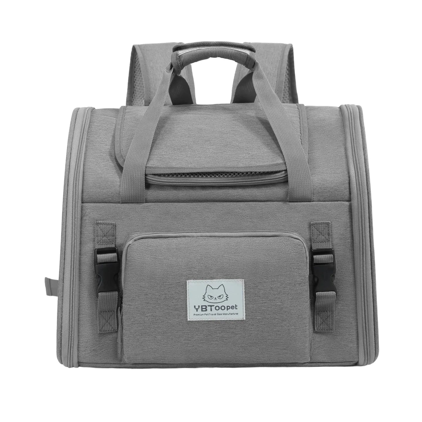 Advanced Gray Horizon expandable cat backpack carrier